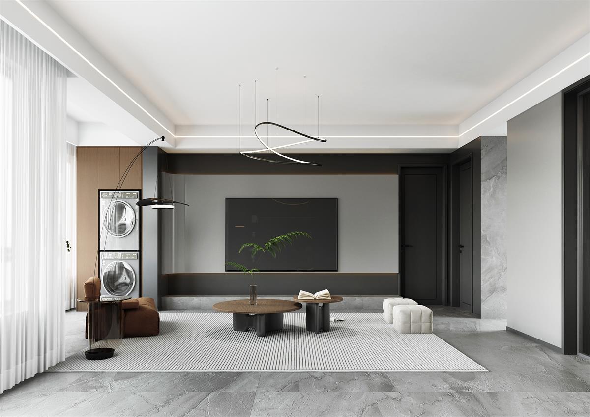 國(guó)府壹號(hào)| 驚艷！147㎡黑色簡(jiǎn)約家，又A又颯高級(jí)感直接拉滿