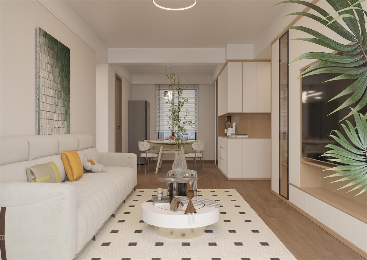 中房西悅府 | 簡(jiǎn)約不失高級(jí)，127㎡原木奶油風(fēng)滿是松弛感！