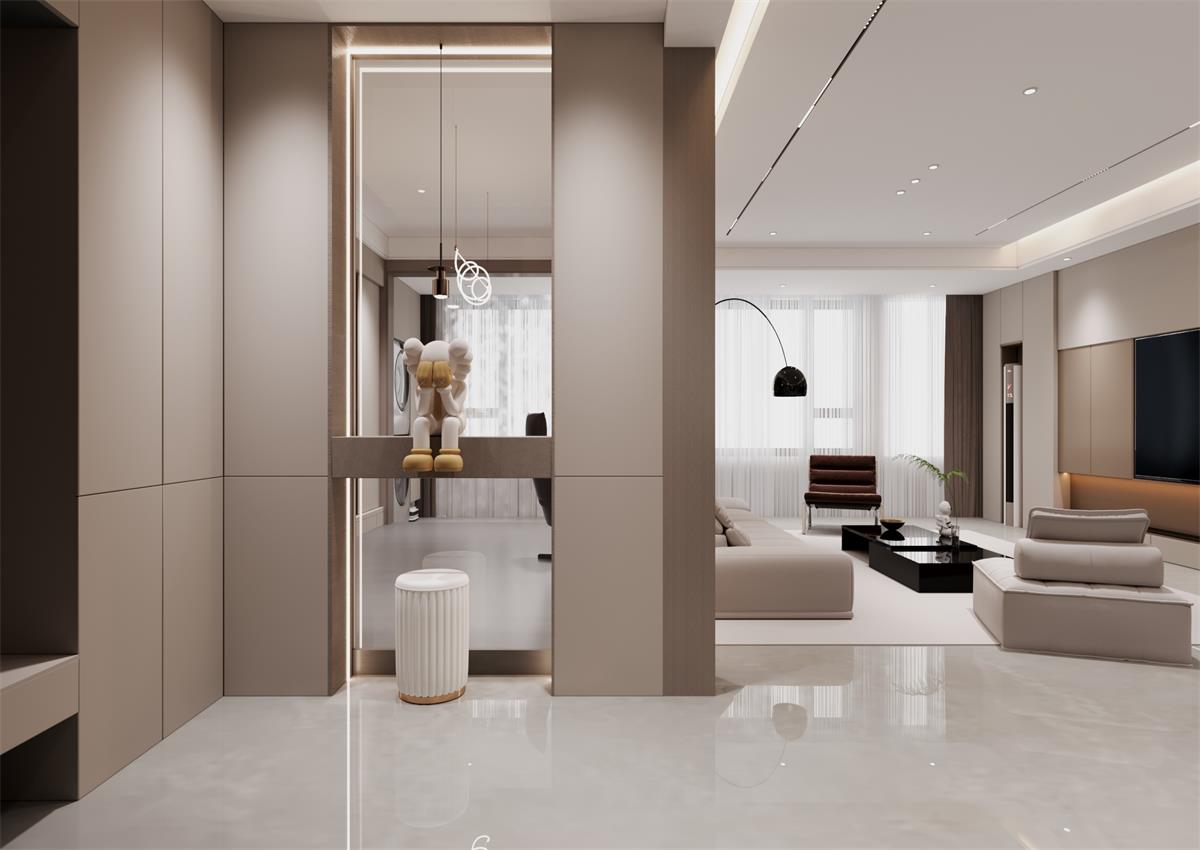 玉庭華府146㎡ | 自帶高級(jí)感的意式極簡(jiǎn)家，一進(jìn)門就想哇塞！