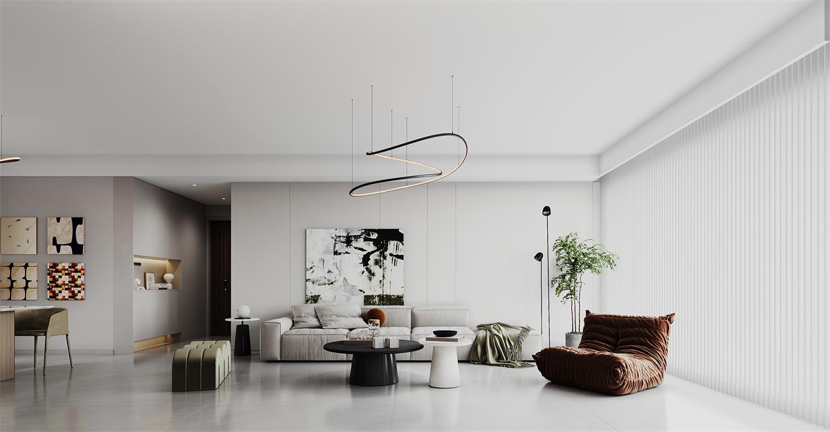 寧房云筑129㎡ | 裝修的盡頭原來(lái)是極簡(jiǎn)！家越簡(jiǎn)單越高級(jí)~